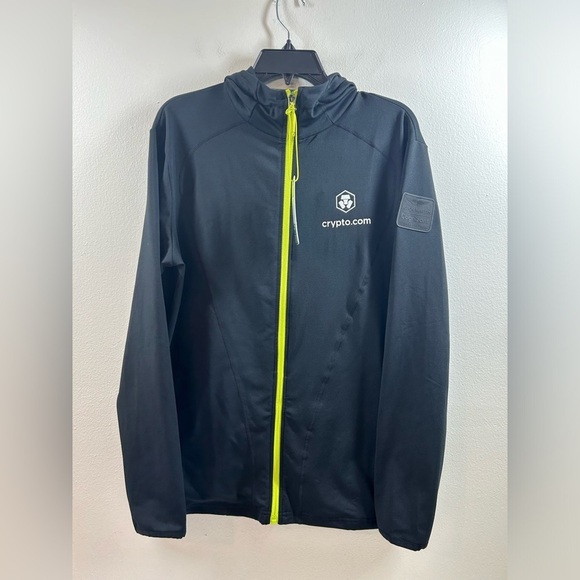 Aston Martin Formula One Lifestyle Tech  Hoody - Crypto Jacket Racing L  NWT - Picture 1 of 16